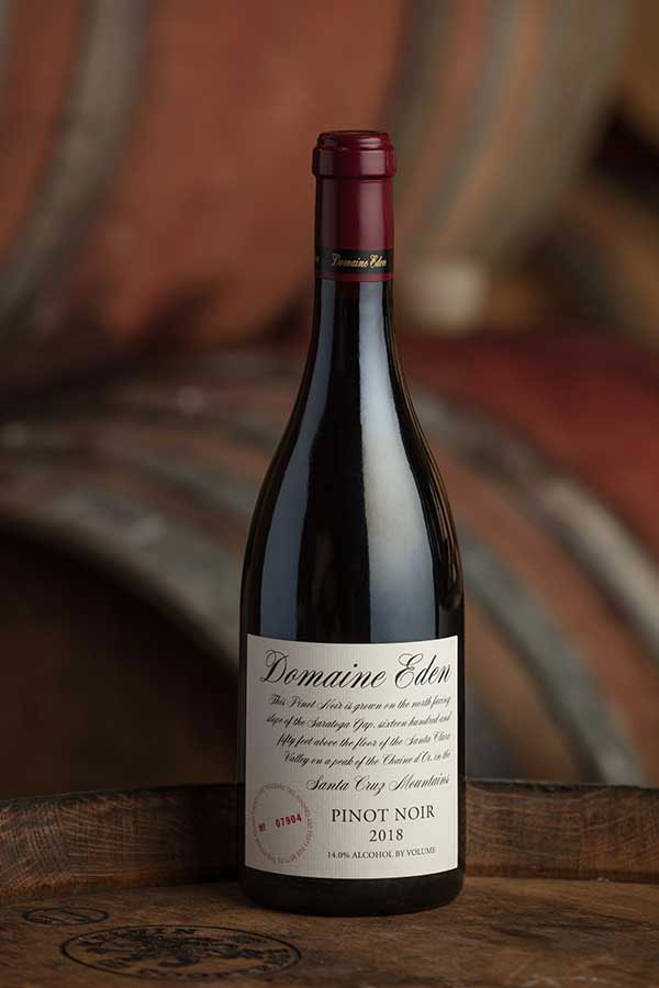 Bottle of Domaine Eden Pinot Noir